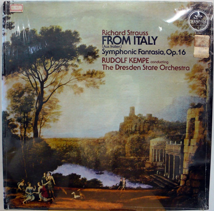 richard strauss : FROM ITALY Symphonic Fantasia, Op. 16 / RUDOLF KEMPE(수입. 미개봉)