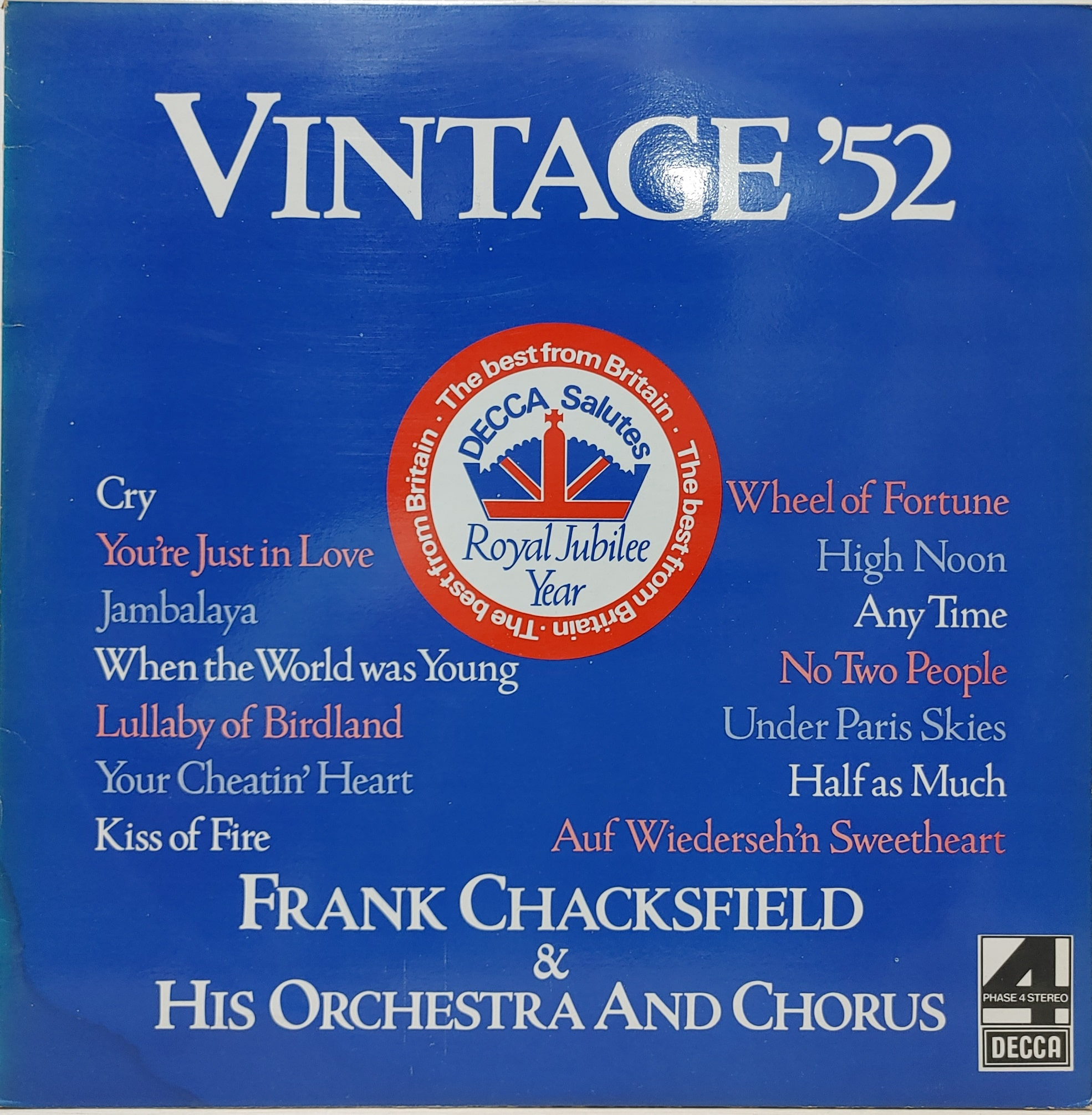 Frank Chacksfield &amp; His Orchestra / Vintage &#039;52
