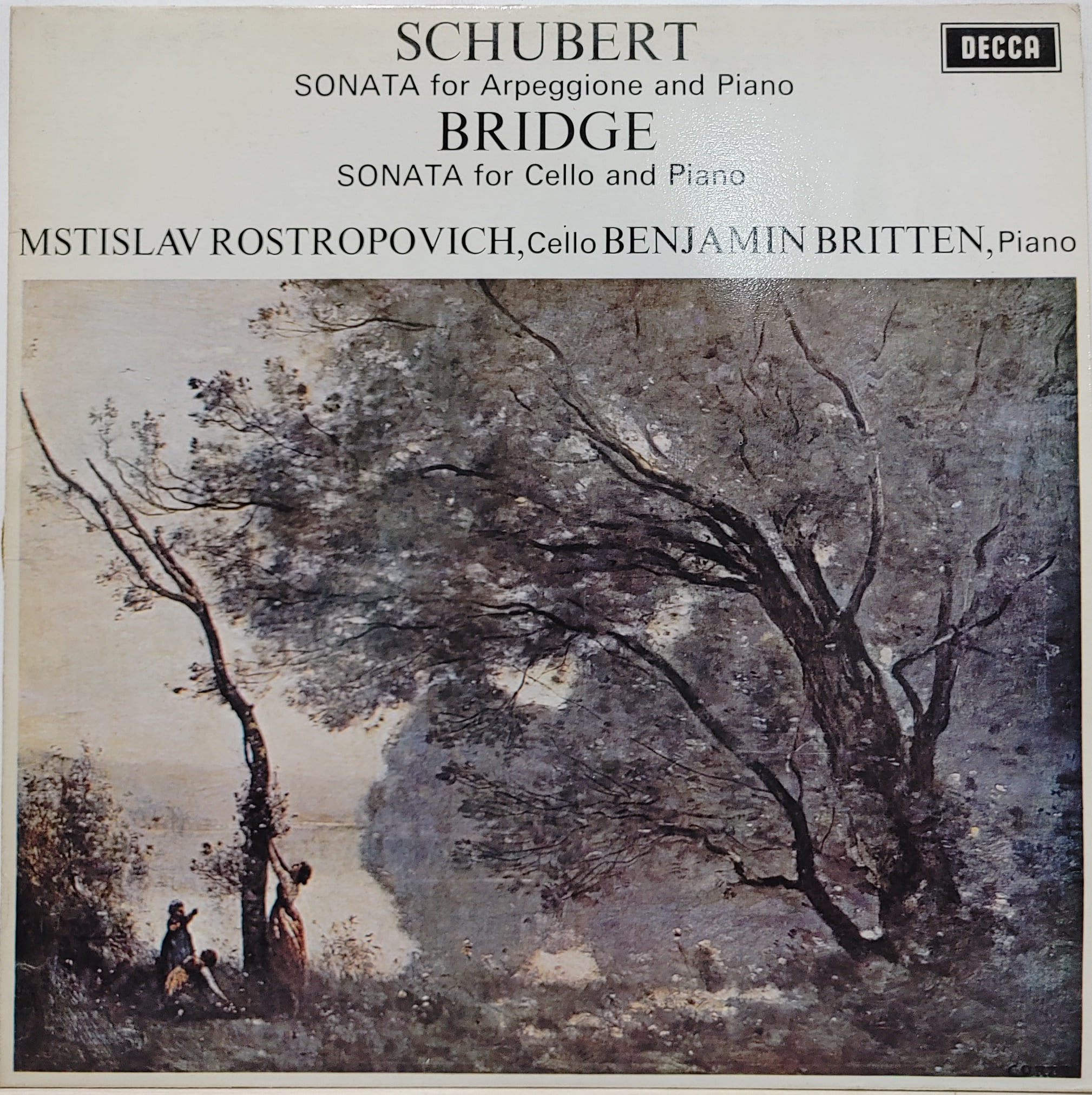 Schubert / Bridge Chamber Music Mstislav Rostropovich Benjamin Britten