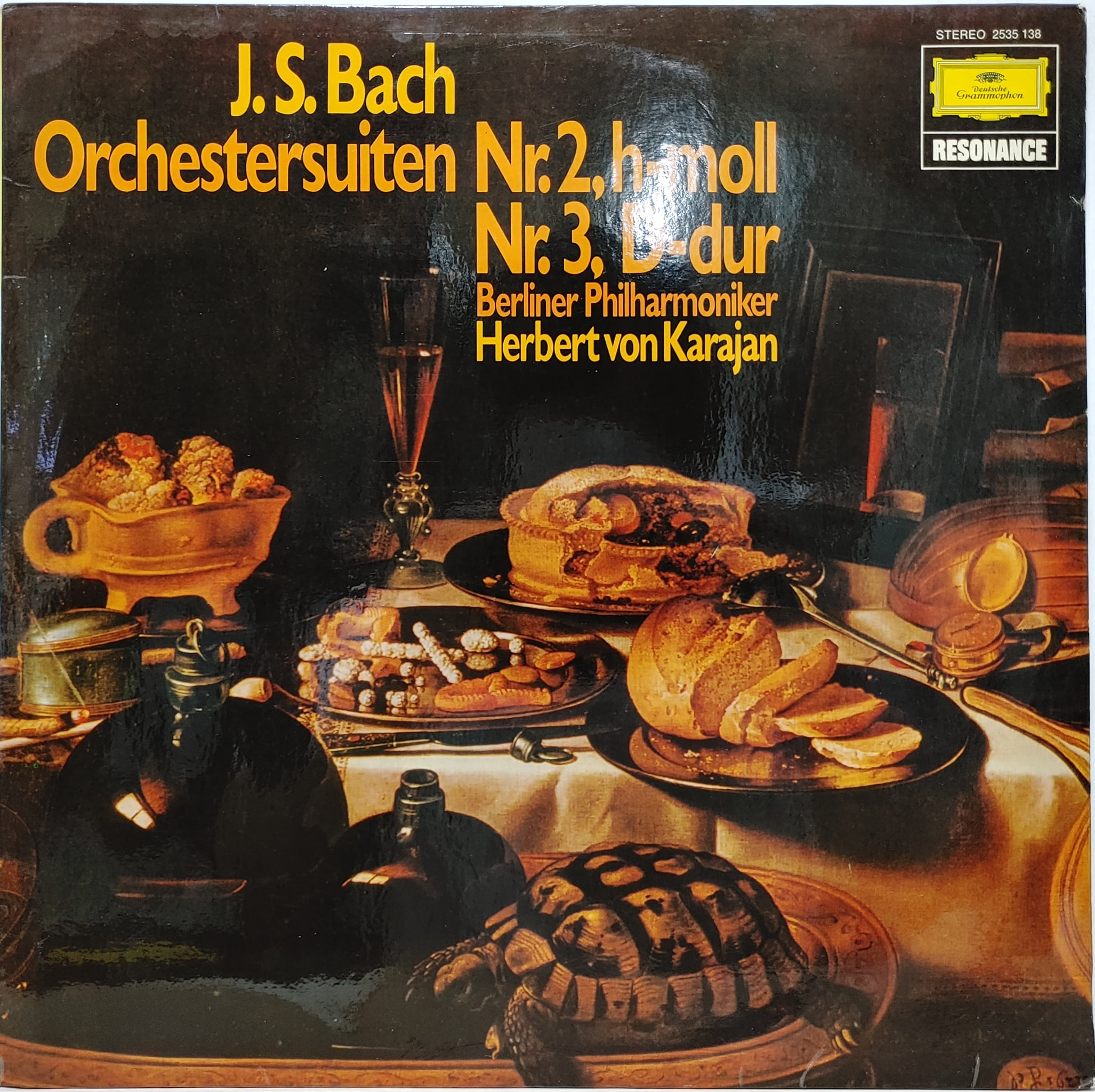 J. S. Bach / Berliner Philharmoniker, Herbert Von Karajan Orchestersuiten Nr. 2, H-moll, Nr. 3, D-dur