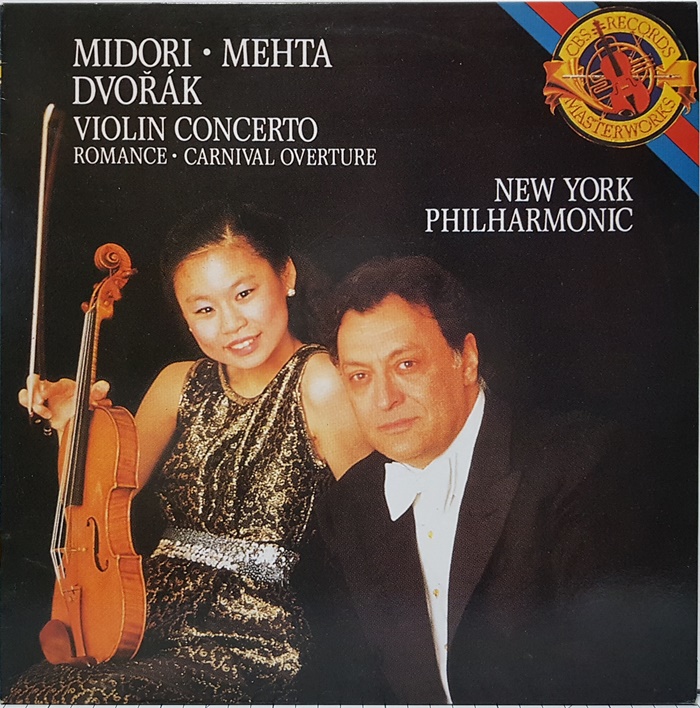 Dvorak Violin Concerto, Romance, Carnival Overture / Midori Zubin Mehta