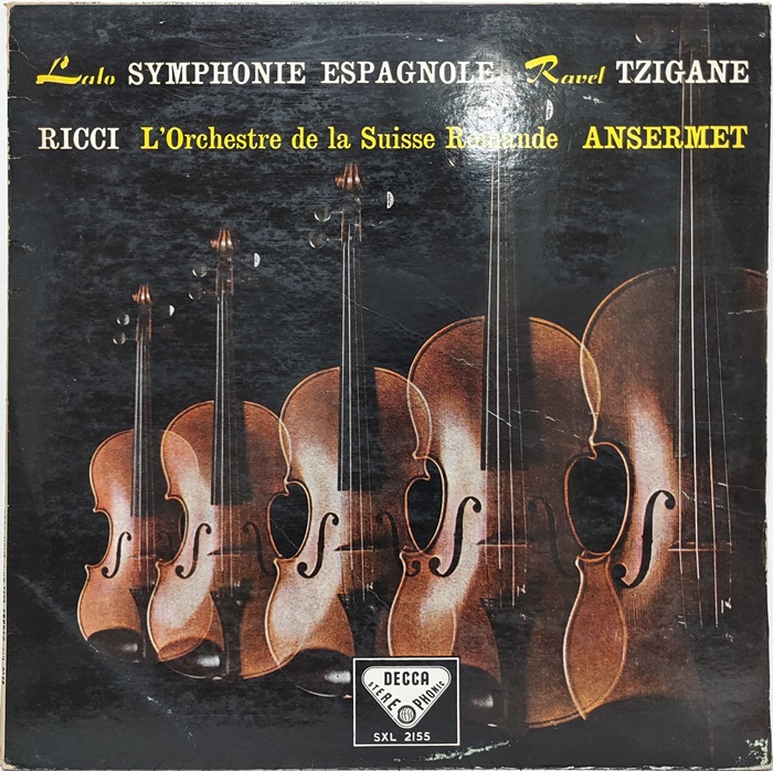 RUGGIERO RICCI / Lalo : Symphony Espagnole / Ravel : Tzigane ANSERMET