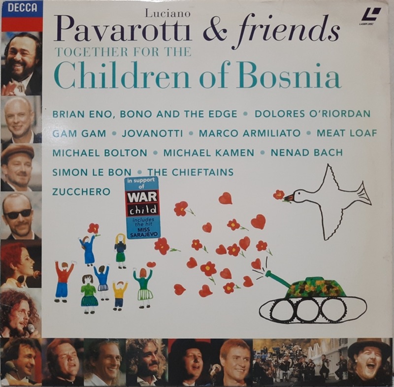 PAVAROTTI &amp; FRIENDS Together For The Children Of Bosnia(수입)